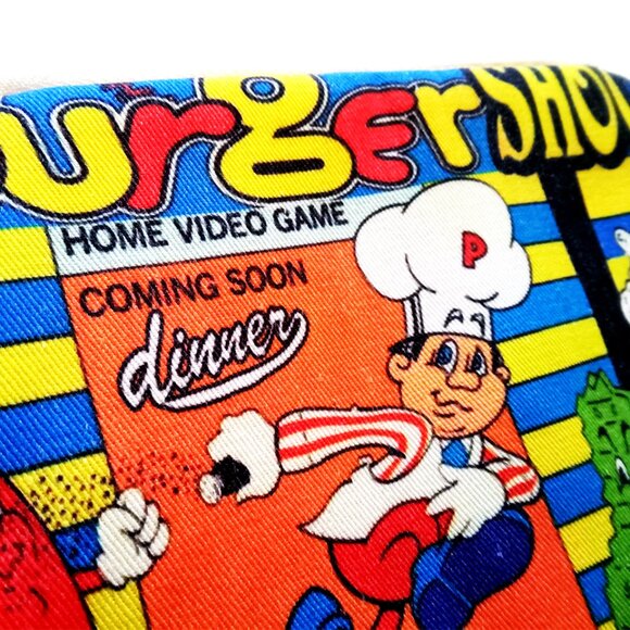 [1982] Burger Time Shock Zip Pouch Bag Data East Nintendo NES Apple IBM Calico - Picture 2 of 3